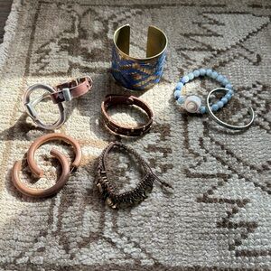 Brown and Blue lot of Bracelet